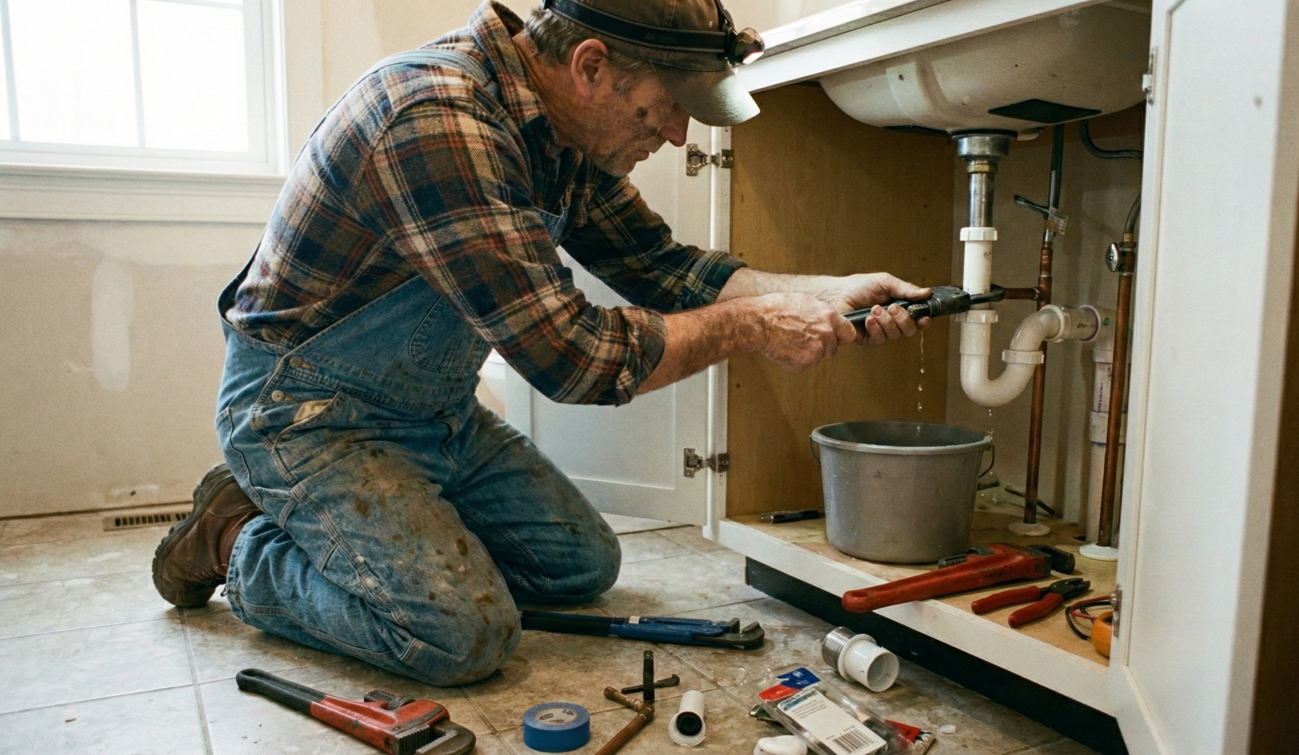 Plumbing handyman services